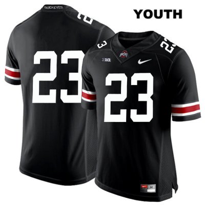 Youth NCAA Ohio State Buckeyes De'Shawn White #23 College Stitched No Name Authentic Nike White Number Black Football Jersey UV20W65IB